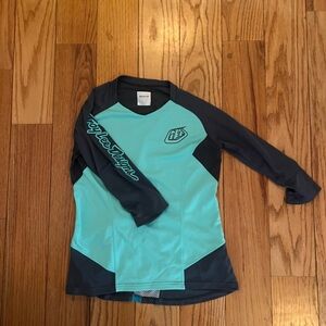 Troy Lee designs Mountain bike jersey women’s Aqua and Gray Women's Jersey Top
